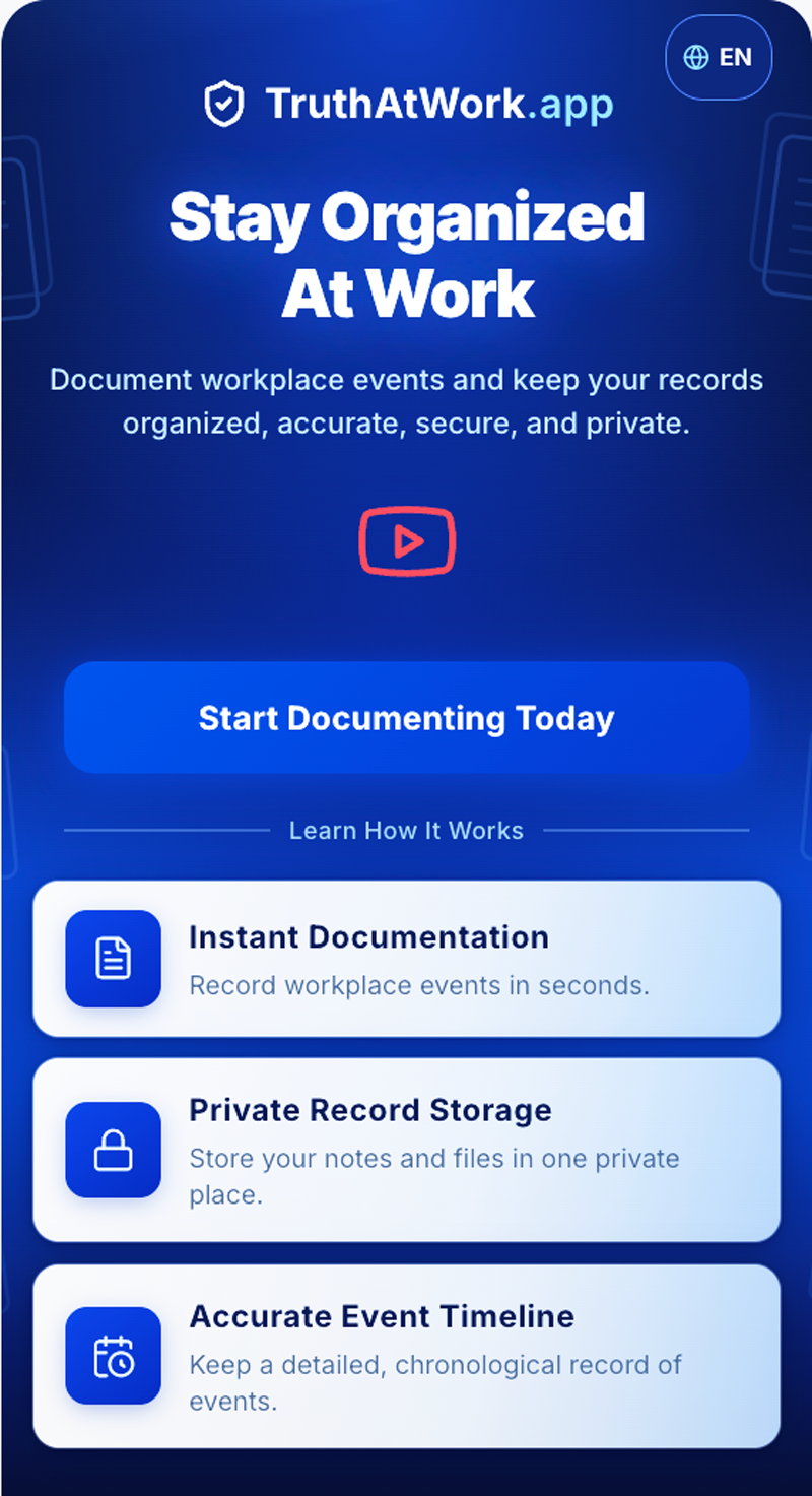 TruthAtWork screenshot